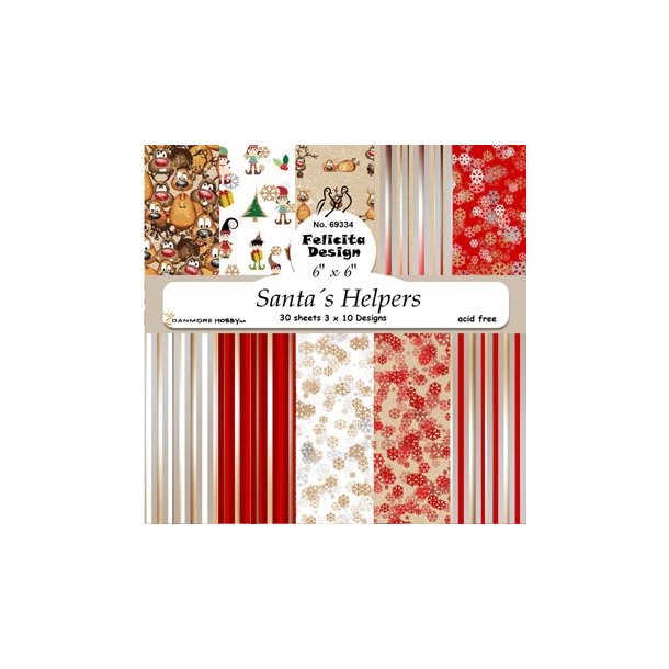  Felicita Design Santa`s Helpers 15x15cm 3x10 design 15x15cm 200g